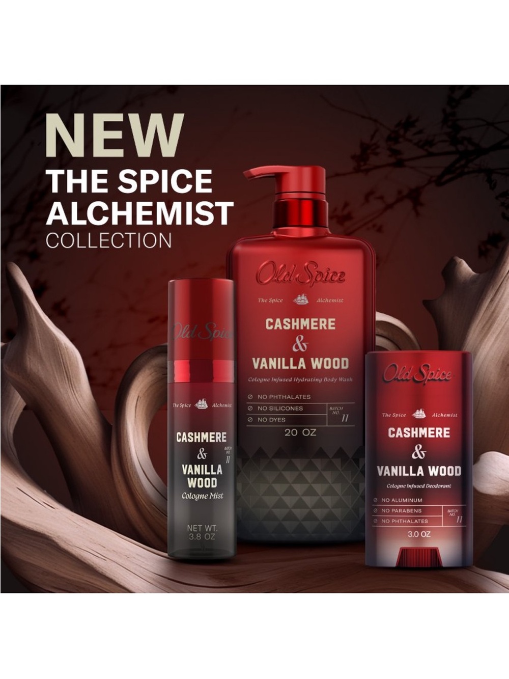 OLD SPICE | The Spice Alchemist Collection Cologne Mist Cashmere & Vanilla Wood - Picture 10 of 16
